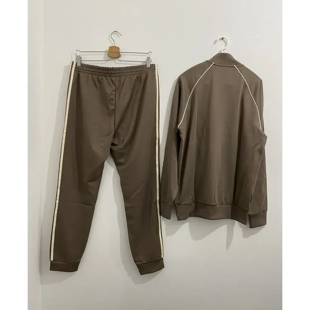 Adidas Originals Classics Superstar Tracksuit Trace Brown Size L